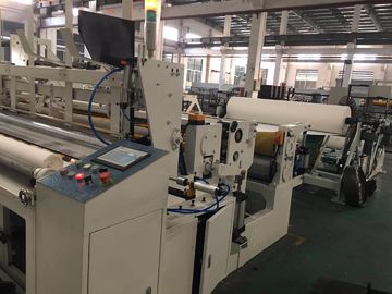 JRT / Kitchen Towel / Toilet Tissue Paper Production Line Siemens PLC With Embossing And Glue Lamination System