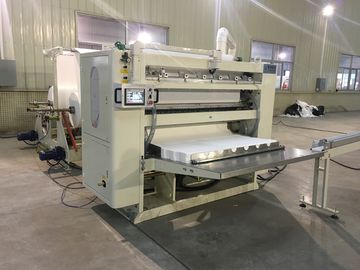Economical Tissue Paper Production Line , V Folded Facial Tissue Folding Machine
