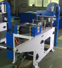 7.3Kw Toilet Paper Folder / Napkin Folding Machine 1/4 Folded Steel To Paper Embosing And Color Printing /