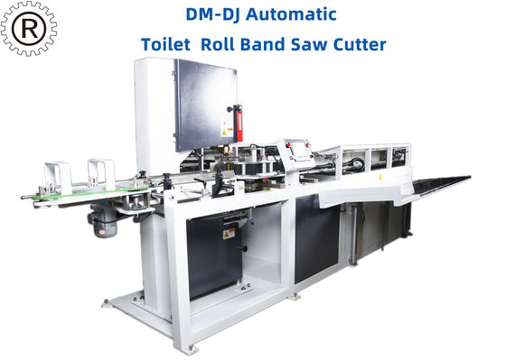 quality  7.5KW 0.6Mpa Automatic Band Saw Cutting Machine For Toilet And Kitchen Roll factory
