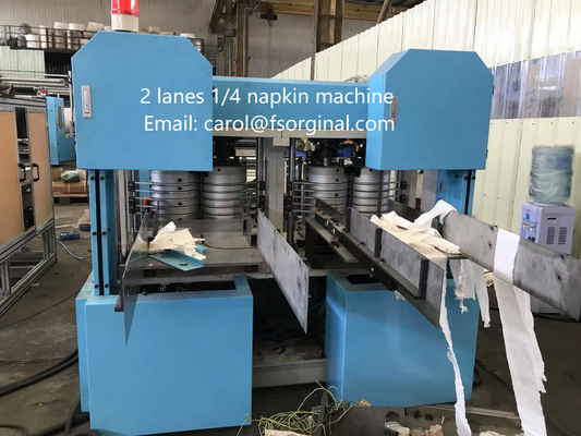 VNT Series Paper Napkin Making Machine For 1/8 Folded Dinner Napkins Customizable