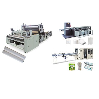 Automatic Toilet Roll Band Saw Cutting Machine Customizable Bathroom Tissue With PLC Control Cutting Diameter 90-150mm