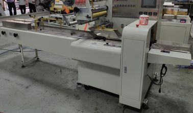 Full Automatic Single Paper Roll Wrapping Machine Middle / Sides Sealing High Capacity