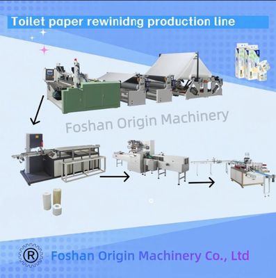 Toilet Paper / Maxi Roll / JRT / Industrial Hand Towel Rewinder Making Machine Production Line Economic