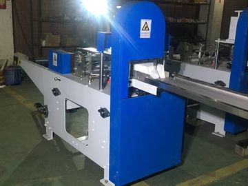 Table Napkin Production Machine Two Line With Automatic Stacker Separator 1/4 Folded