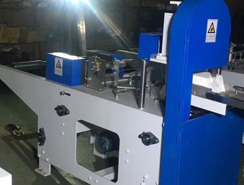 7.3Kw Toilet Paper Folder / Napkin Folding Machine 1/4 Folded Steel To Paper Embosing And Color Printing /