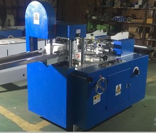 5.5KW Tissue Paper Production Line , 1-2 Colors Printing Steel To Paper Embossing Cocktail Napkin Folding Machine
