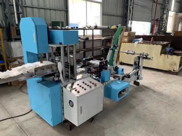 1/4 Folded Paper  Napkin Making Machine Pneumatic Feeding Type Medium Speed 200 Meter / Min
