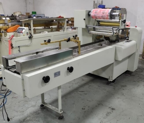 0.5Mpa Toilet Paper Production Line Fully Automatic Single Roll Packing Machine 200 pcs / Min
