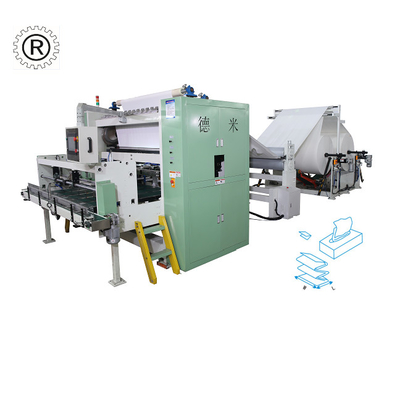Facial tissue automatic production line with automatic transfer