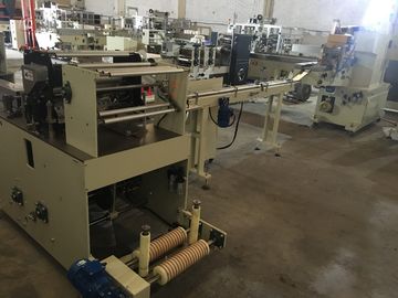 50Hz Tissue Paper Production Line , Manual Single Lanes Tissue Paper Folding Machine