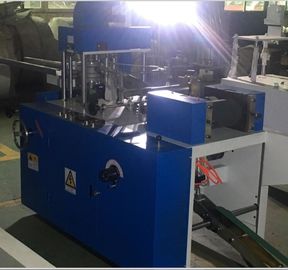 5.5KW Tissue Paper Production Line , 1-2 Colors Printing Steel To Paper Embossing Cocktail Napkin Folding Machine