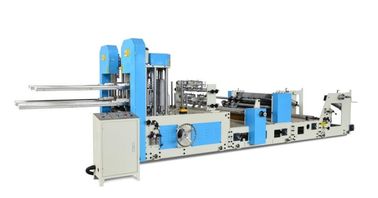 High Speed  Tissue Paper Production Line 4 Line 1/8 Dinner Napkin Machine With 800 Pieces / Min