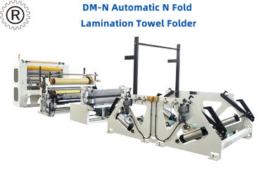 N Folded Glue Lamination System Hand Towel Machine Independent Motor Driving