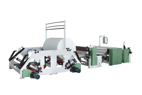 JRT Embossing Tissue Rewinding Machine With Glue Lamination System