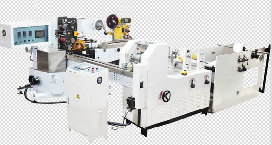7.5Kw Tissue Paper Production Line Single Pocket Mini Hanker Chief Paper Folding Equipment
