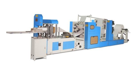 380V Automatic Transfer Unit Napkin Making Machine For Vacuum Pump Dinner High Low Fold 1/8 Type