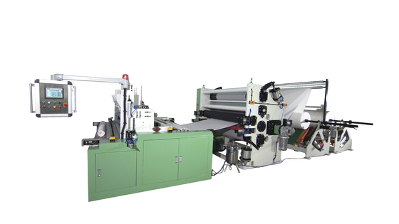 Toilet Tissue Rewinding Machine with Glue Laminated System Unit Production Line