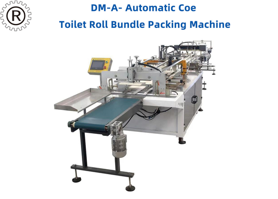 Semi Automatic Toilet Roll Bundle Packing Machine 6 rolls ,8 rolls , 10 rolls ,12 rolls and 24 rolls