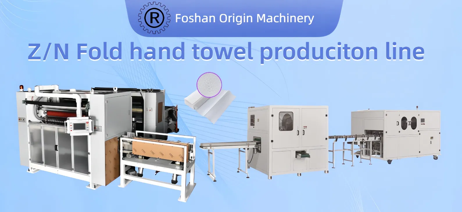 Z/N Fold Hand Towel Machine with Glue Lamination Kitchen Towel Rewinder 0