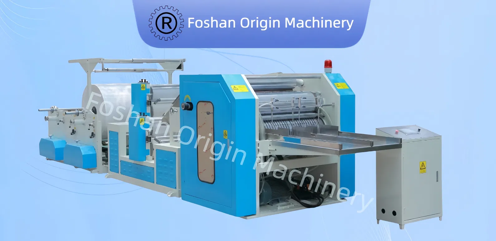 High-Performance Dinner Paper Napkin Making Machine For Tissue Industries 1/8 Folded 0
