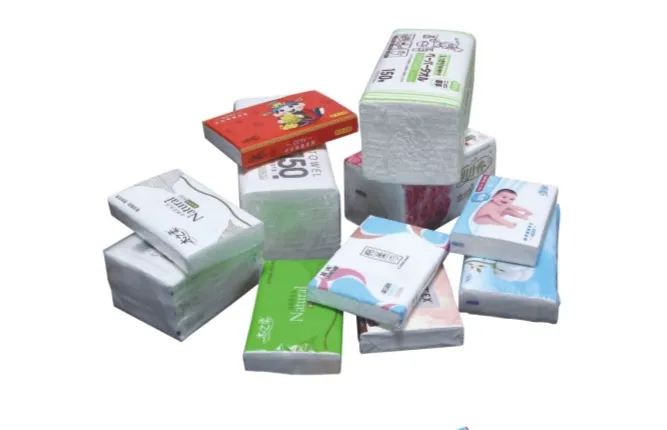 V Fold Facial Tissue Making Machine Log Saw Cutting Machine  Semi Automatic Production Line 1