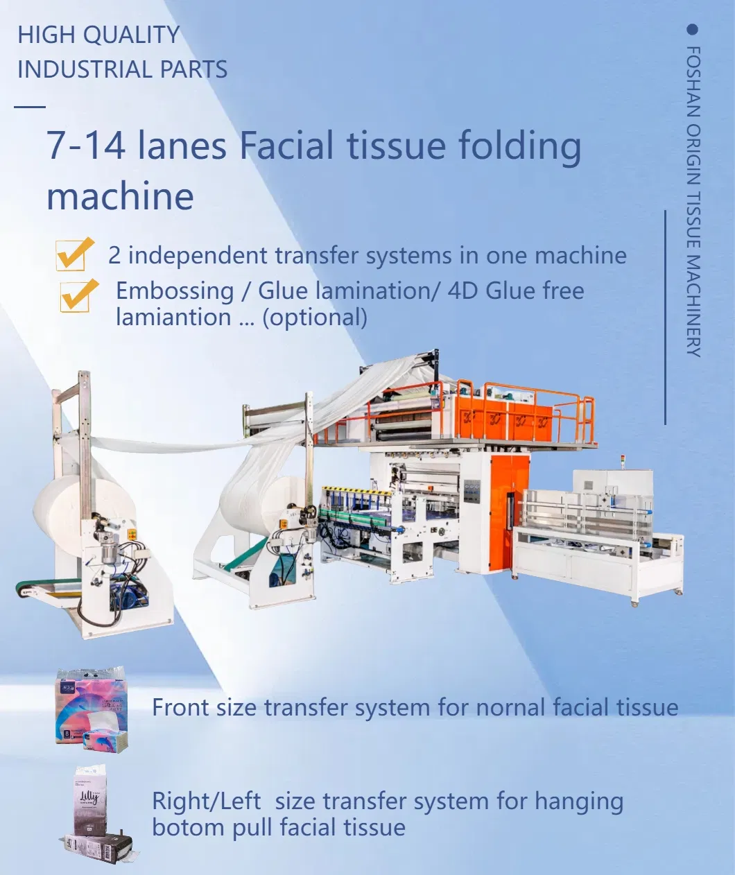 Streamline Your Manufacturing Process with Our Advanced Facial Tissue Production Line Guaranteed 1